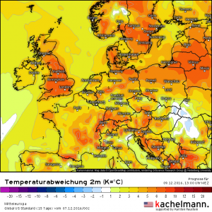 Es wird langsam milder in Deutschland