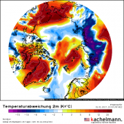 Nordpolarregion weiter extrem warm