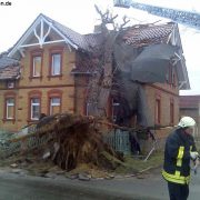 18.01.2007: Orkan Kyrill tobt in Deutschland