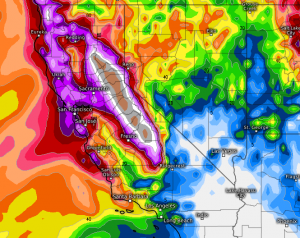 Enorme Regenmengen in Kalifornien erwartet