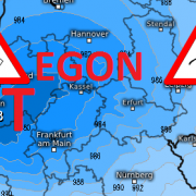 +++ Live-Wetter-Ticker Tief EGON: Gebietsweise Schnee, schwerer Sturm +++