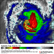Zyklon COOK trifft auf Neukaledonien