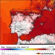 Extreme Hitze in Südwesteuropa