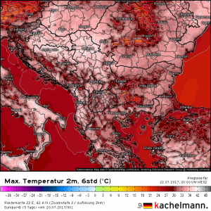 Heißes Wochenende auf dem Balkan erwartet