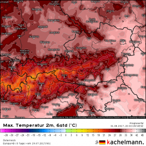 Österreich: Beginn einer markanten Hitzewelle – nächste Woche bis 38 Grad!