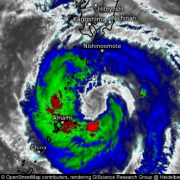 Taifun NORU mit gewaltigem Auge