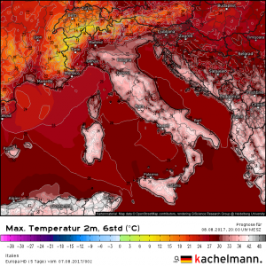 Weiter Hitze im Mittelmeerraum