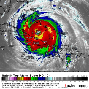 Update zu Hurrikan Irma (Freitagabend)