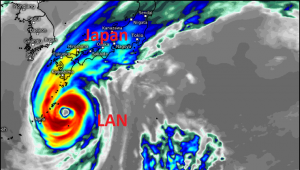 Starker Taifun LAN bedroht ab Sonntag Japan