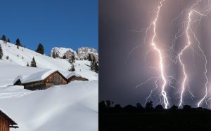 Österreich: Turbulenter Karsamstag mit Schnee, Regen und nachmittags im Osten/Südosten Gewitter