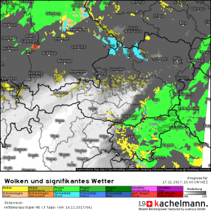 Ost-Österreich: Update Schnee/Glatteis-Regen-Situation Freitag