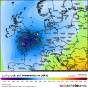 Sturmtief über Westeuropa erwartet