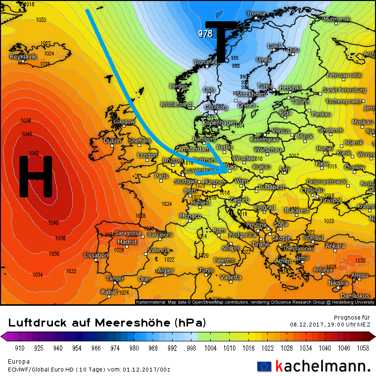 Trend Erste Dezemberwoche – Milder, Dann Neue Polarluft Möglich ...