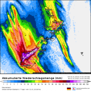 In Neuseeland drohen schwere Unwetter