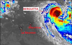 Tropensturm BERGUITTA könnte Mauritius und La Réunion bedrohen!