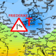 Vorhersage-Ticker: Schwerer Sturm FRIEDERIKE am Donnerstag