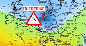 Live-Wetter-Ticker Sturm FRIEDERIKE am Donnerstag