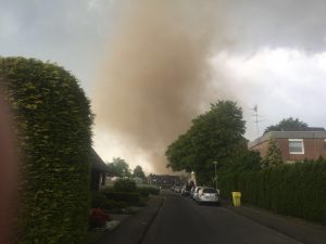 Eindrucksvoller Tornado in NRW am Mittwoch, 16.05.2018