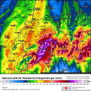 Schweiz: Viel Niederschlag, teilweise Schnee bis ins Flachland