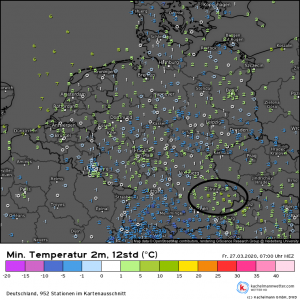 Warum war Niederbayern letzte Nacht nicht frostig?