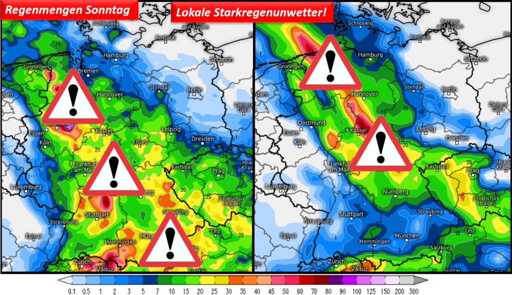 Unwettergefahr Am Wochenende: Starkregen Und Gewitter | Wetterkanal ...