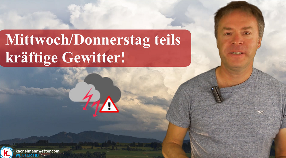 Sommerlich Warm – Mittwoch/Donnerstag Teils Kräftige Gewitter, Zum ...