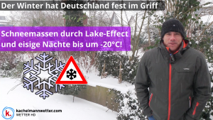 Winter hat Deutschland fest im Griff – jetzt kommen Lake Effect und strenge Fröste