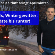 Update: Bis Mittwoch Schnee, Glätte und Wintergewitter bis ins Flachland