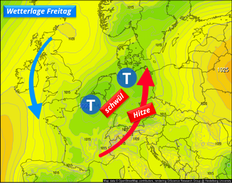 Gewittertief Mit Schwül-heißer Luft Ab Donnerstag, Unwettergefahr ...