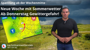 Sommerwetter im September – ab Donnerstag teils kräftige Schauer und Gewitter