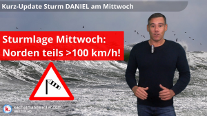 Kurz-Update Sturm DANIEL am Mittwoch