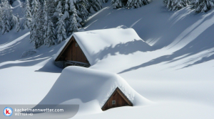 Schneemassen an den Alpen – dann kalte Ostwetterlage möglich