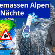 Ergiebige Schneefälle im Süden & in den Alpen