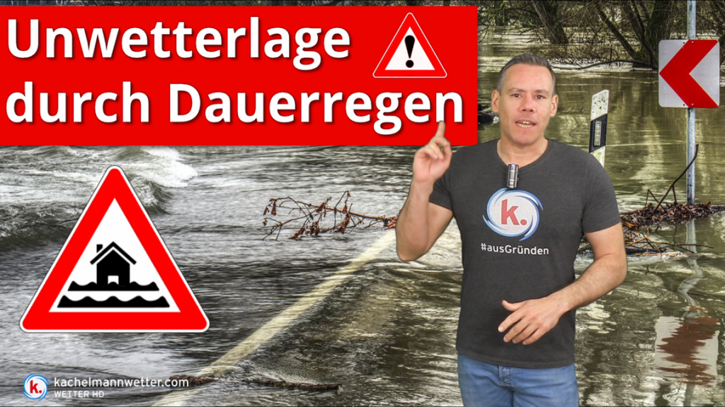 Unwetterlage Durch VB-Tief Mit Ergiebigem Dauerregen | Wetterkanal ...