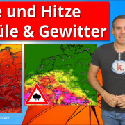 Wetter-Wochentrend mit Sonne und Hitze, dann Schwüle und Gewittern