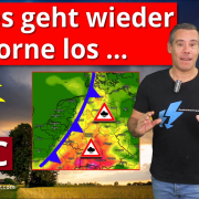 Nächste Runde: Nach Tief ein Zwischenhoch, dann wieder Kaltfront und Gewitter