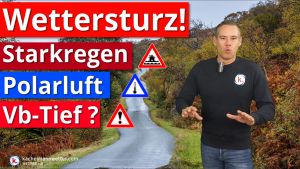 Wettersturz: Starkregen, Polarluft und dann noch ein Vb-Tief?