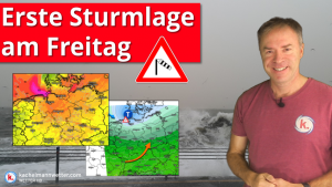 Erste Sturmlage der Saison – Wochenende kühler