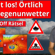 Teils schwere Gewitter und örtliche Unwetter