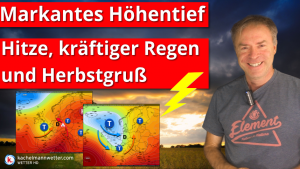 Sehr warmes Wochenende – dann Umstellung mit kräftigem Regen und kühlerer Luft