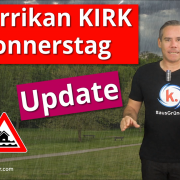 Ex-Hurrikan KIRK bringt gebietsweise Sturmböen und viel Regen