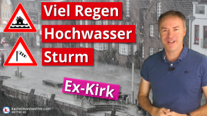 Ex-Kirk – Dauerregen, Sturm und Hochwasser