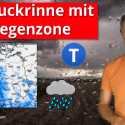 Tiefdruckrinne bringt regional kräftigen Regen