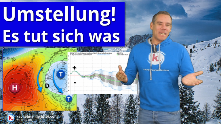 Nächste Woche Umstellung der Großwetterlage