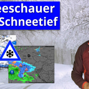 Schneeschauer, Schneetief und die Milderung