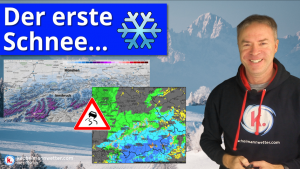 Der erste Schnee – Turbulente nächste Woche!