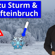 Sturmlage Dienstag, Kaltlufteinbruch und Schnee