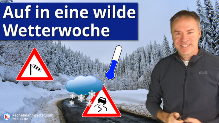 Auf in eine wilde Wetterwoche