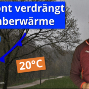 Kaltfront verdrängt Novemberwärme