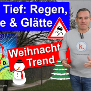 Neues Tief mit Regen, Schnee und Glättegefahr, zu Wochenbeginn milder und grau